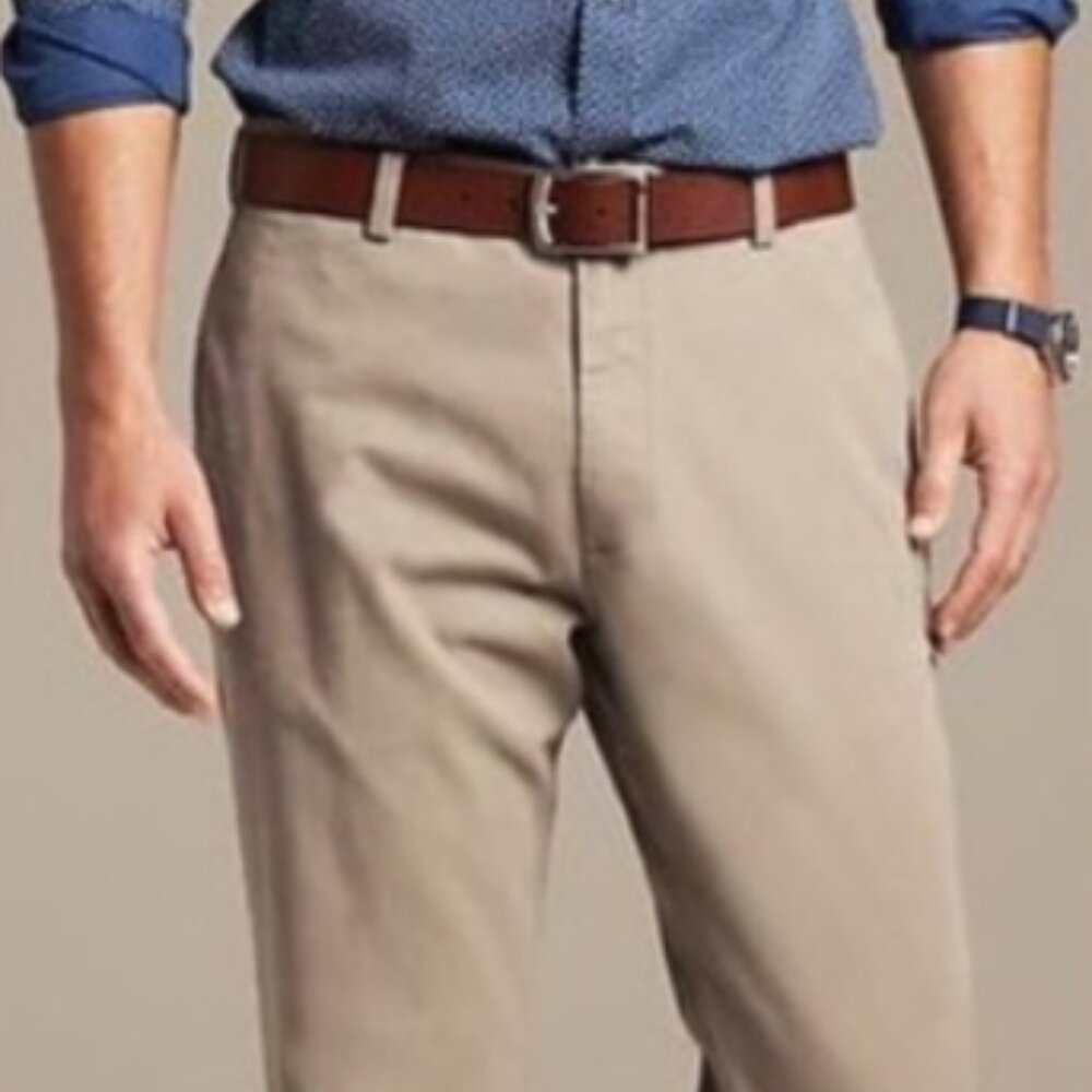 Like New- Men's 36 x 36 Banana Republic 'Gavin' Straight Relaxed Fit Khaki Chino